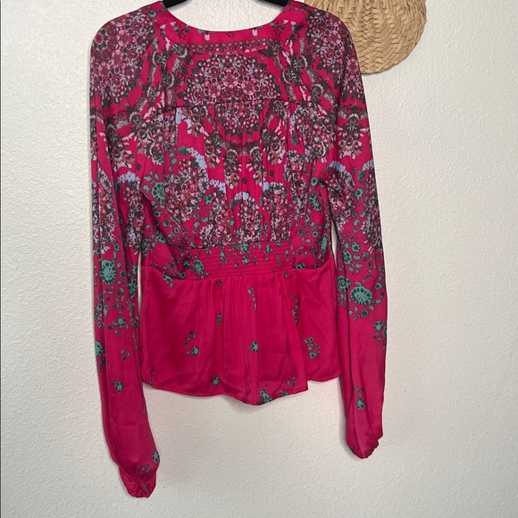 NEW Free People Run Free Tunic - Pink Combo - Size XS - Picture 7 of 13